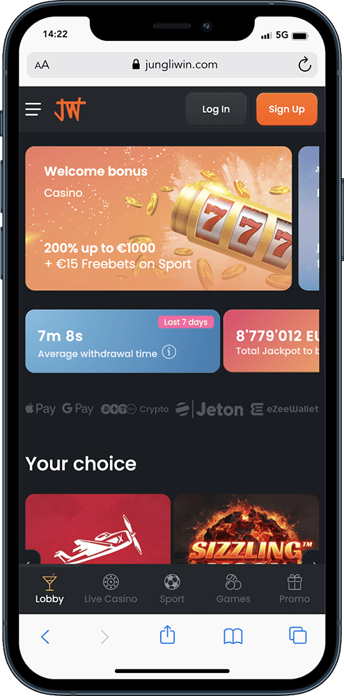 Jungliwin Casino Download Mobiele App