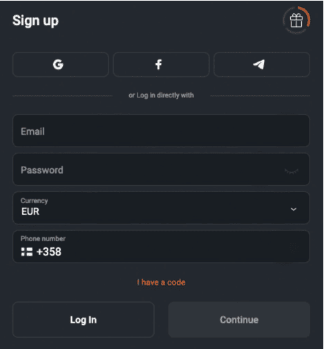 Registration at Jungliwin casino
